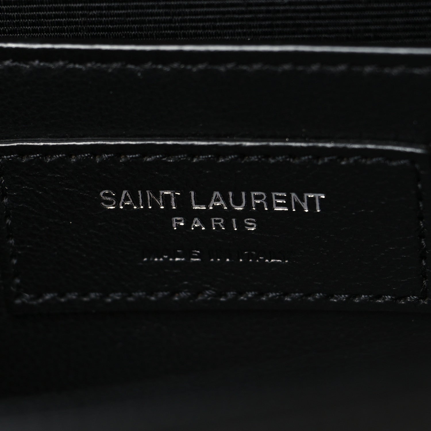 Grain De Poudre Medium Classic Monogram Kate Satchel Black