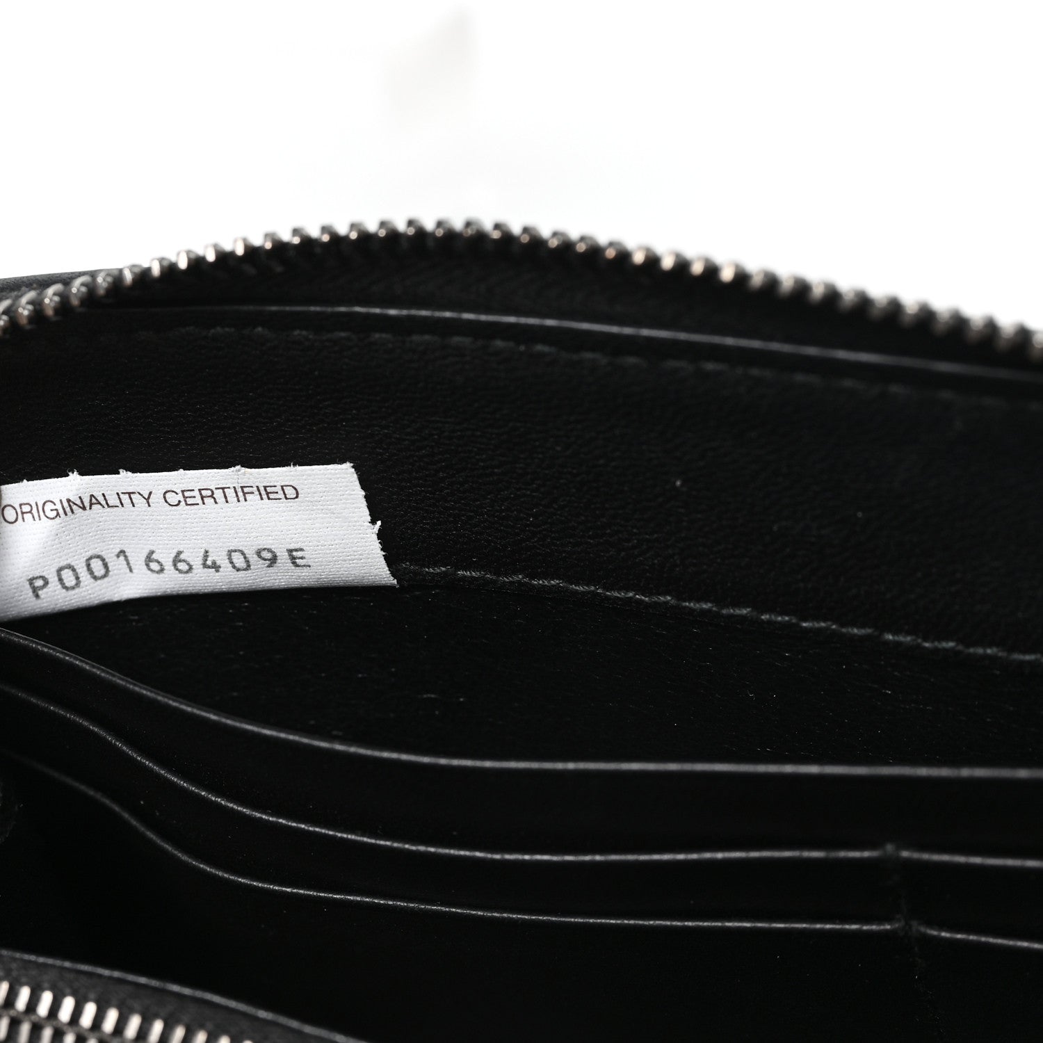 Nappa Intrecciato Zip Around Wallet Black