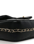 Lambskin Quilted Small My Precious Flap Black