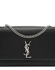 Grain De Poudre Large Classic Monogram Kate Satchel Black
