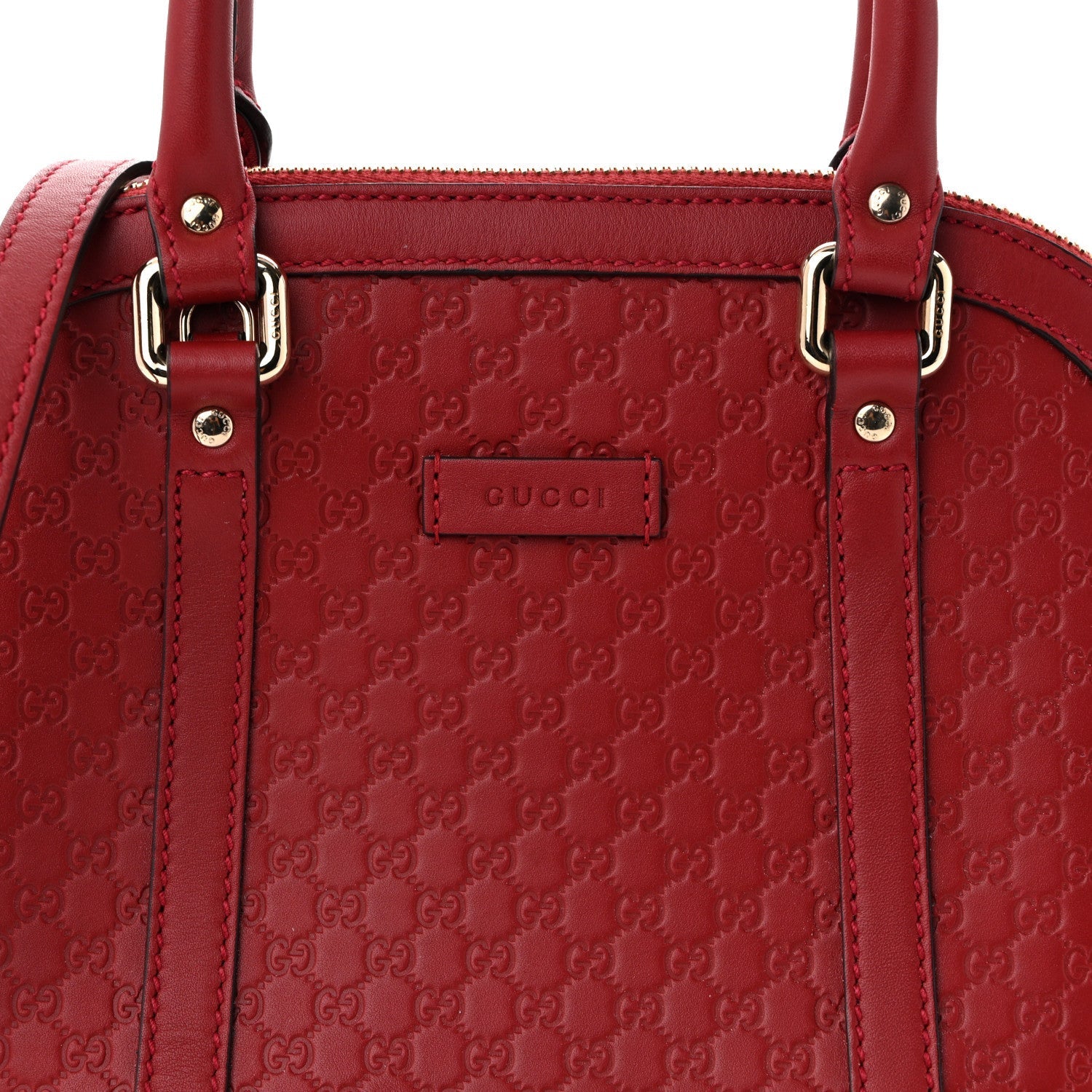 Soft MicroGCCIssima Mini Dome Bag Rosso