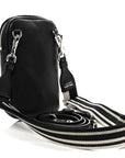 Vitello Daino Soft Mini Crossbody Bag Black