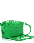 Nappa Intrecciato Mini Loop Camera Bag Parakeet