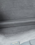 Calfskin Embossed Medium Book Tote Grey