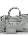 Metallic Agneau Giant 12 Silver Hardware City Gris Aluminum