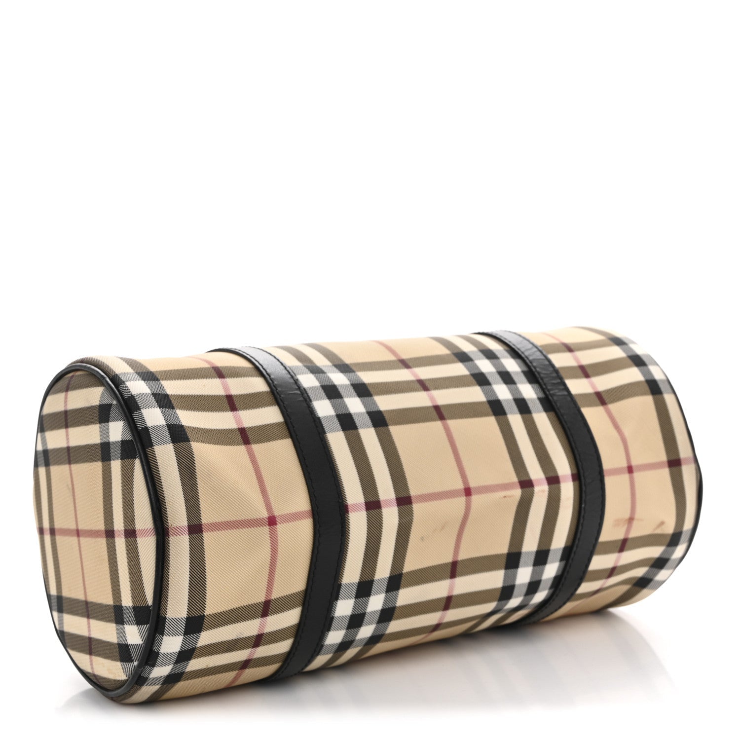 Nova Check Barrel Bag Black