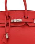 Togo BIRKIN 35 Rouge Pivoine