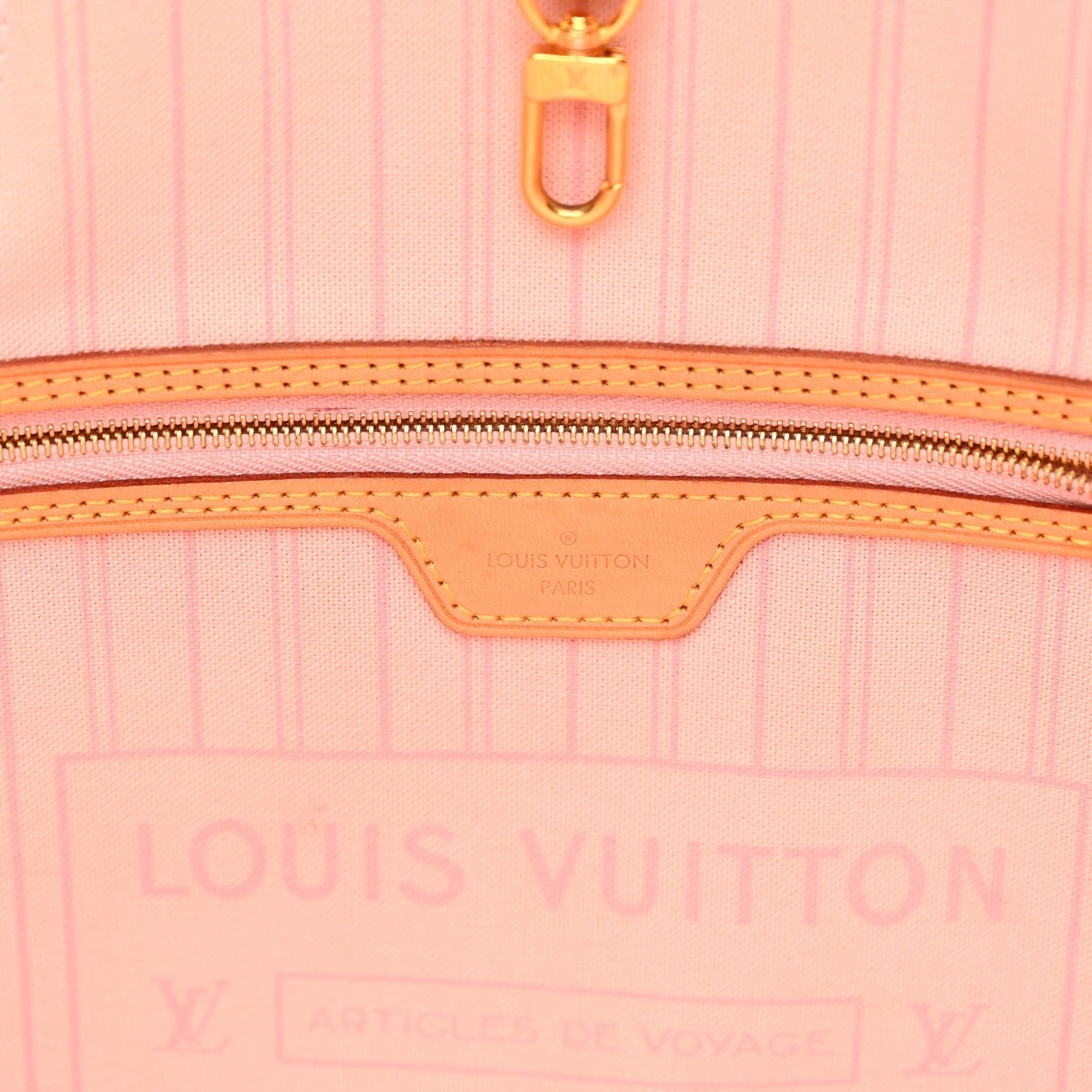 Damier Azur Neo Neverfull MM Rose Ballerine