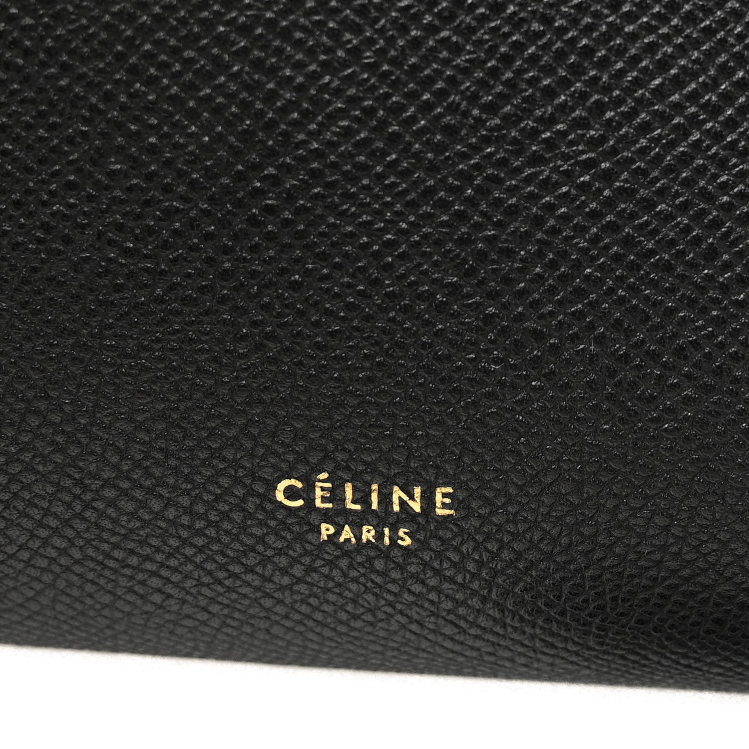 Grained Calfskin Mini Belt Bag Black