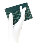 Goyardine Saint Sulpice Card Holder Green