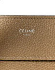 Drummed Calfskin Micro Luggage Dune