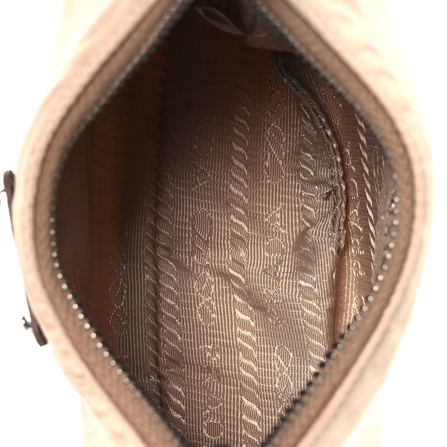 Tessuto Nylon Saffiano Mini Re-Edition 2000 Shoulder Bag Cammeo