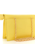 Smooth Calfskin La Petite Pochette Rond Carre Yellow