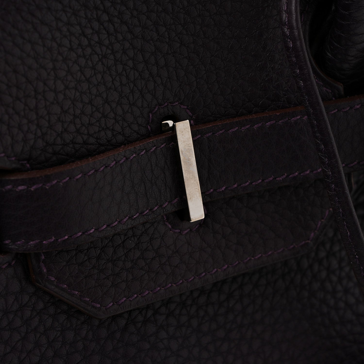 Taurillon Clemence Birkin 35 Raisin