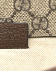 GG Supreme Monogram Neo Vintage Web Belt Bag Brown