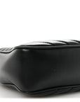 Calfskin Matelasse Monogram Lou Camera Bag Black