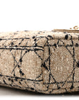 Tweed Cannage Medium Lady D-Joy Natural Black