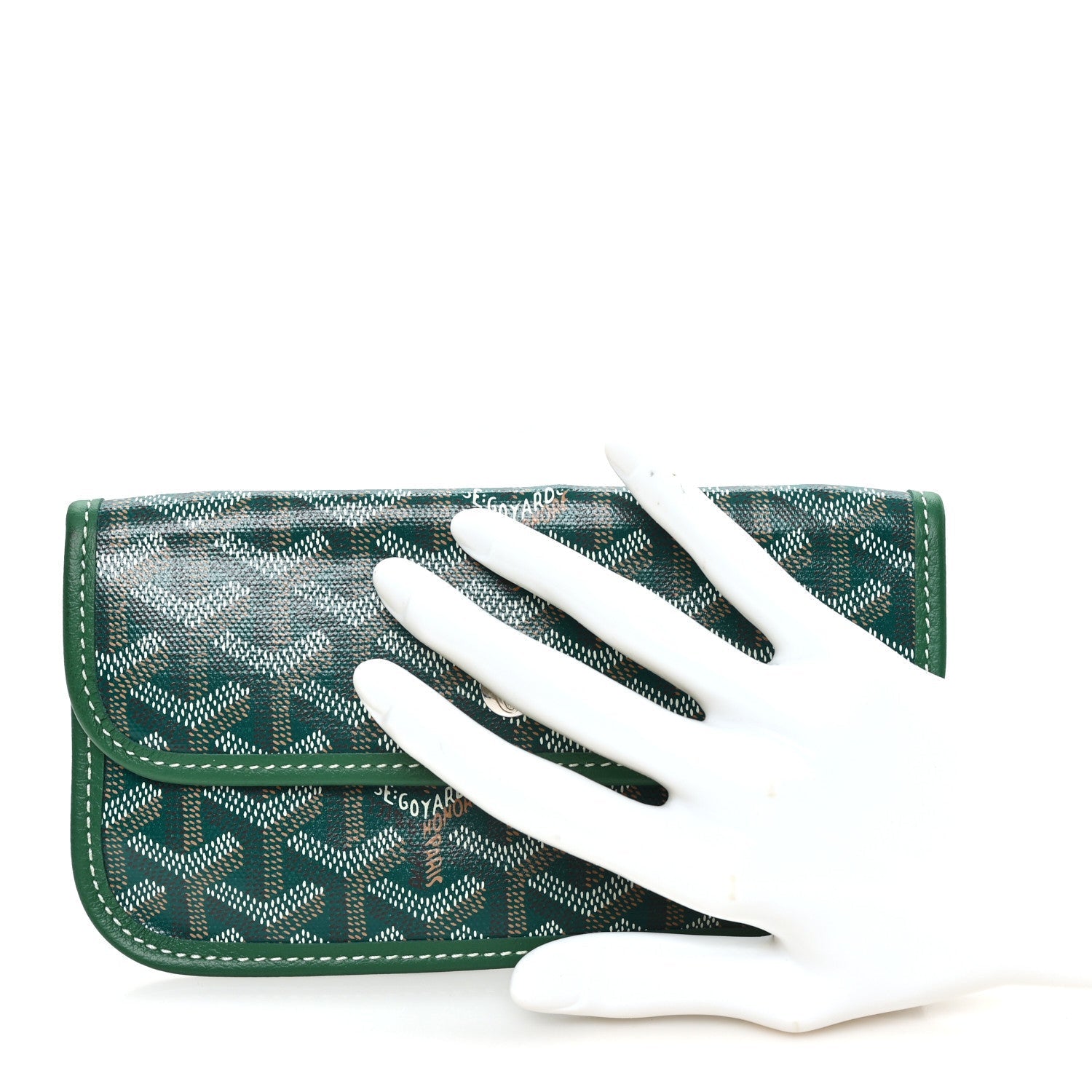 Goyardine Pouch Green