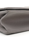 Grained Calfskin Medium D1ORama Flap Bag Gris