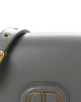Box Calfskin Medium Bobby Flap Gray