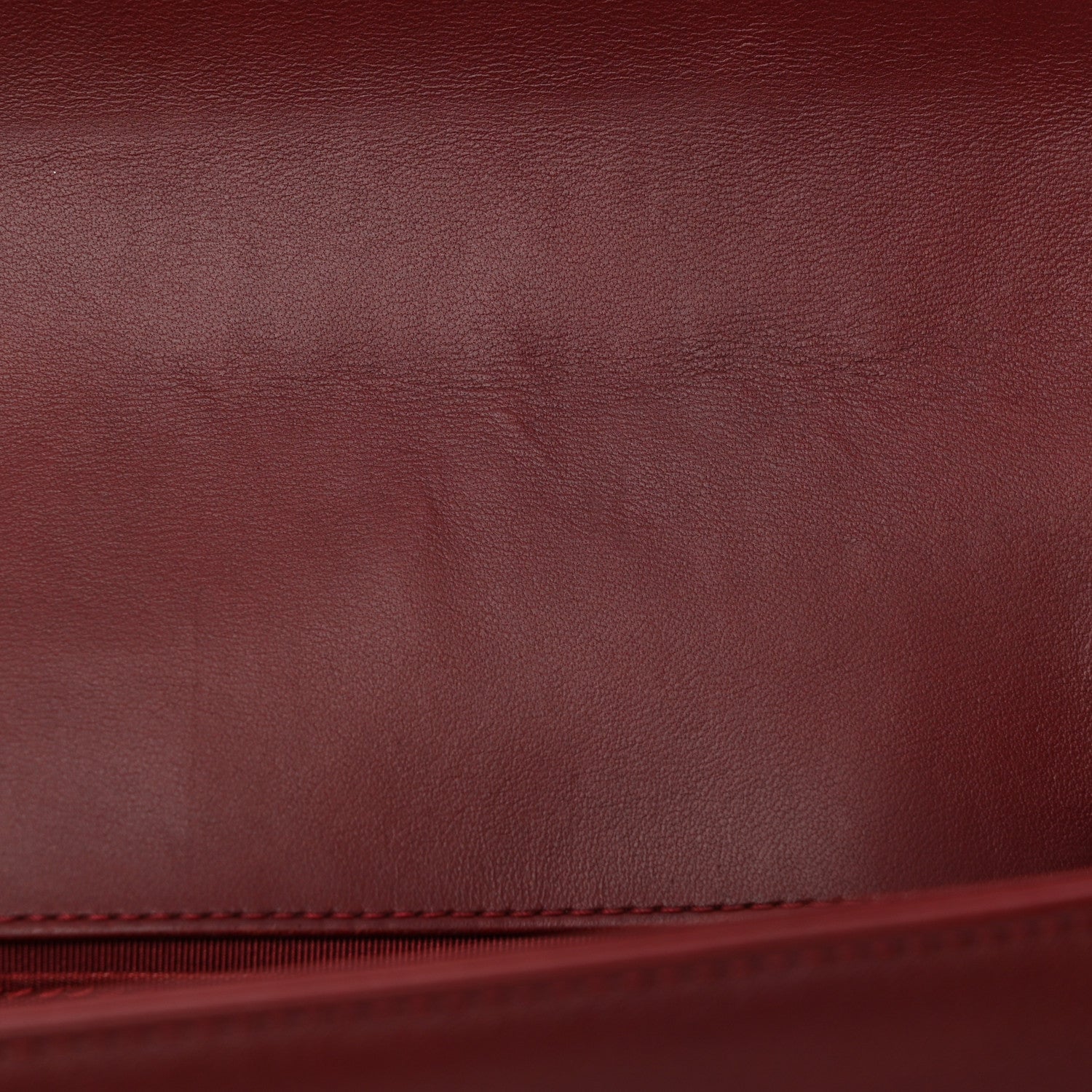 Lambskin Quilted Small Boy Flap Burgundy