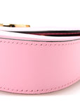 Calfskin 3.5 Flap Crossbody Bag Pink
