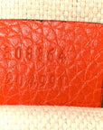 Pebbled Calfskin Small Soho Disco Bag Sun Orange
