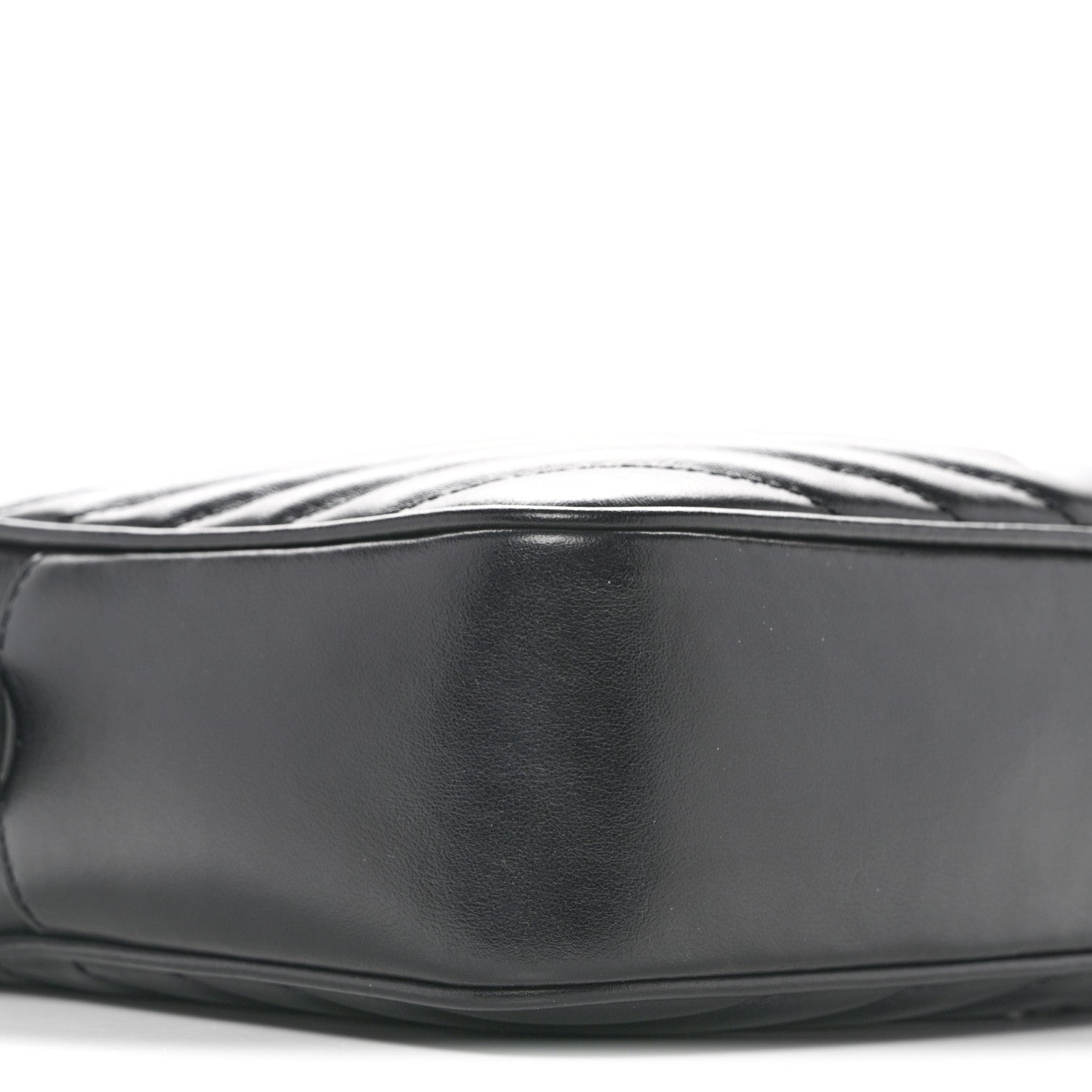 Calfskin Matelasse Monogram Monochrome Lou Camera Bag Black