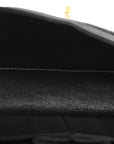 Caviar Quilted Small Double Flap Black