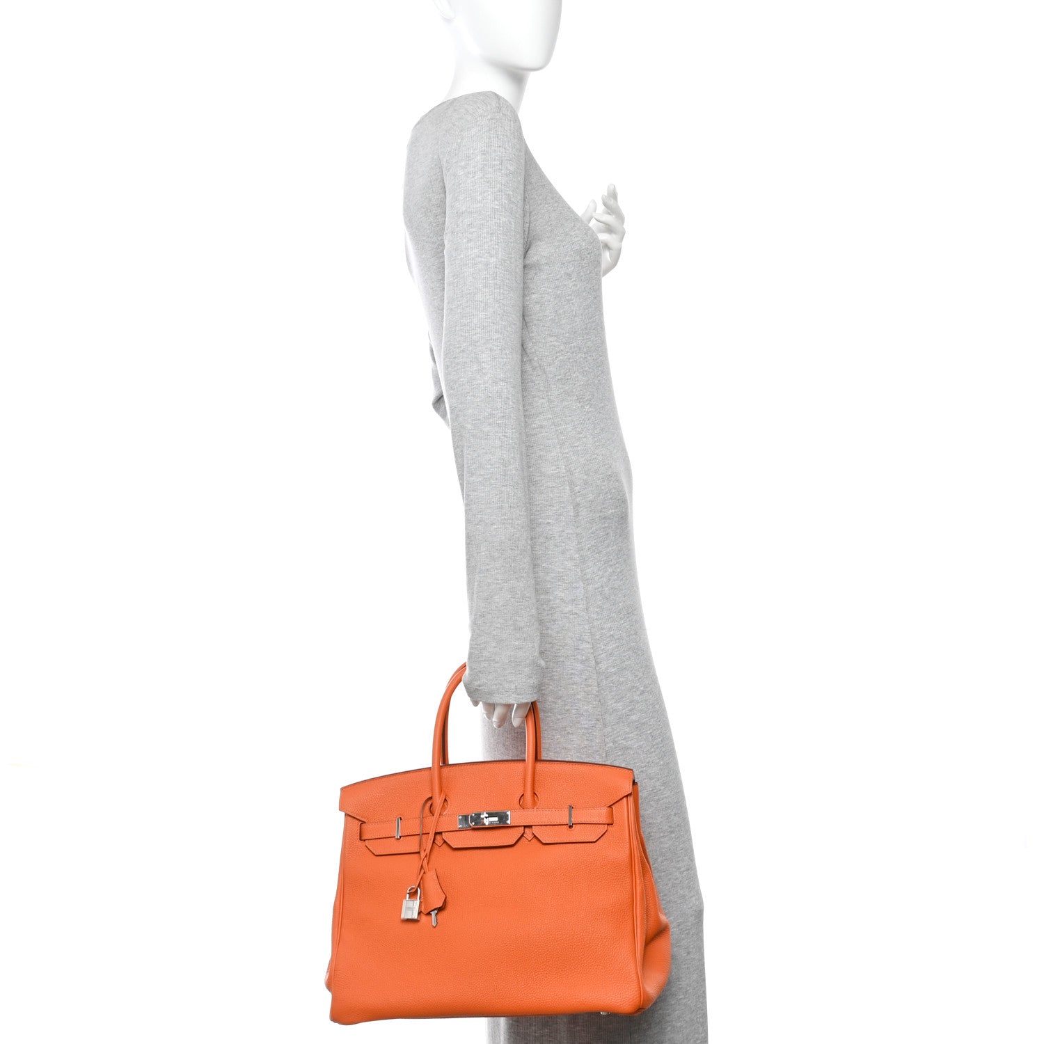 Togo Birkin 35 Orange