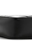 Calfskin Matelasse Monogram Monochrome Lou Camera Bag Black