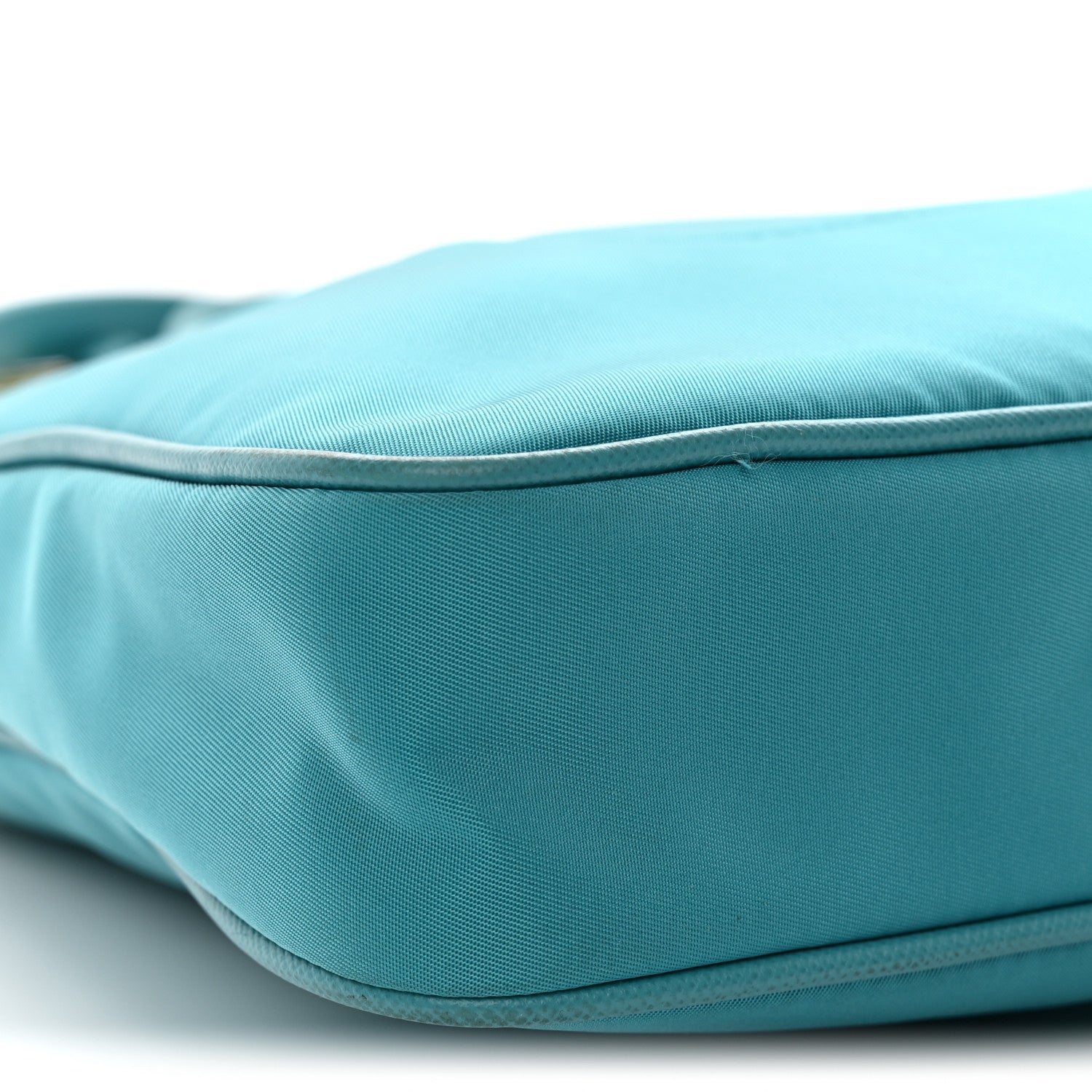 Tessuto Nylon Saffiano Crossbody Bag Turchese