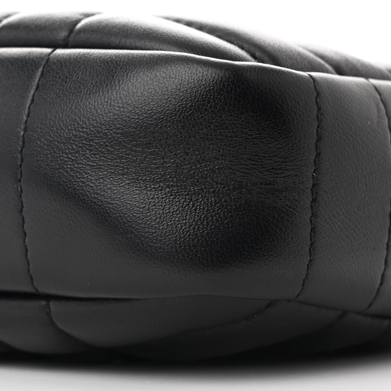 Calfskin Quilted Small Lola Camera Bag Black