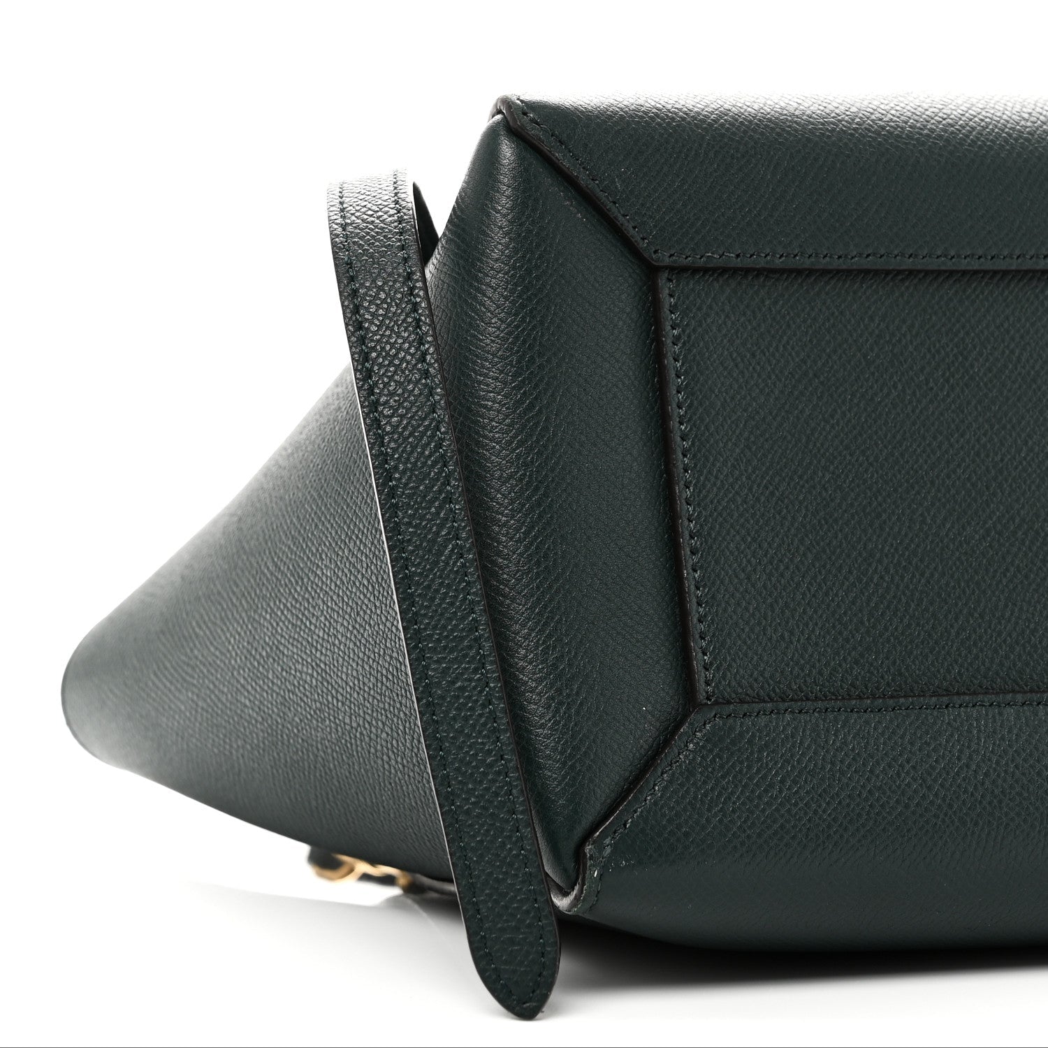 Grained Calfskin Micro Belt Bag Amazone