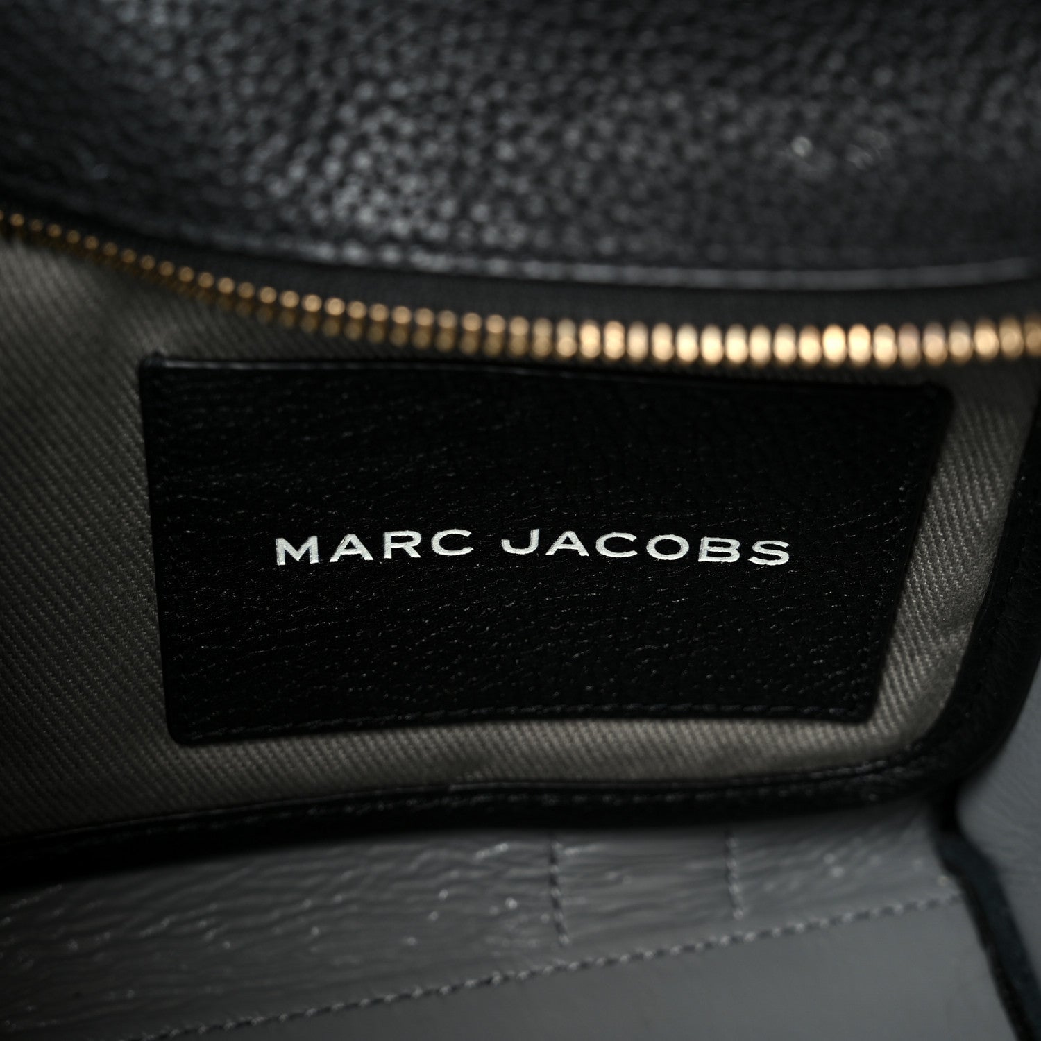 Grained Calfskin Small The Tote Bag Black