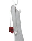 Soft MicroGCCIssima Mini Emily Chain Shoulder Bag Rosso