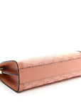 Monogram Textured Dollar Calfskin Small Ophidia Chain Shoulder Bag Cloche Rose Pink