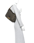 Zucca Zipped Baguette Tobacco