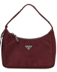 Tessuto Nylon Mini Re-Edition 2000 Bag Granato