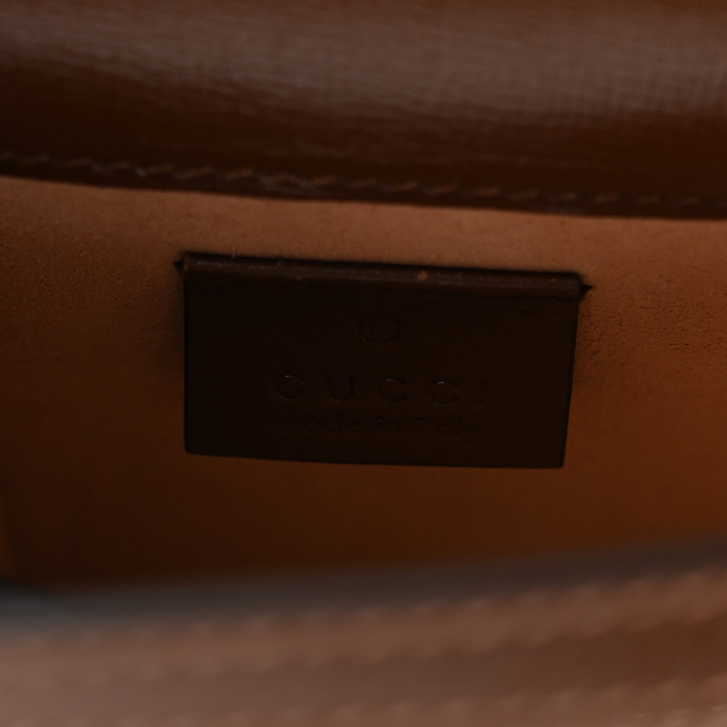 GG Supreme Monogram Mini Horsebit 1955 Crossbody Bag Beige Brown Sugar