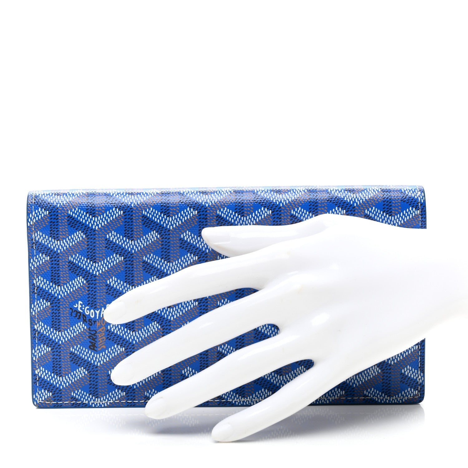 Goyardine Richelieu Wallet Sky Blue