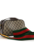 GG Supreme Monogram Web Neo Vintage Shoulder Bag Beige New Acero Crop
