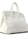 Togo Birkin 35 White