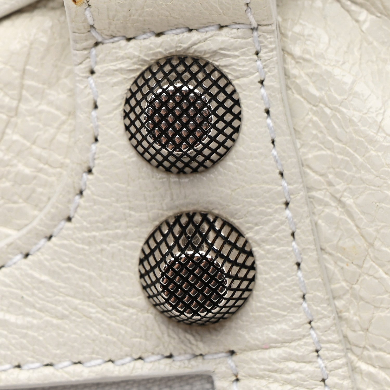 Agneau Arena Neo Cagole City Handbag Optic White