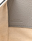 Grained Calfskin Mini Hammock Shoulder Bag Pearl Grey