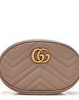 Calfskin Matelasse GG Marmont Belt Bag 75 30 Porcelain Rose
