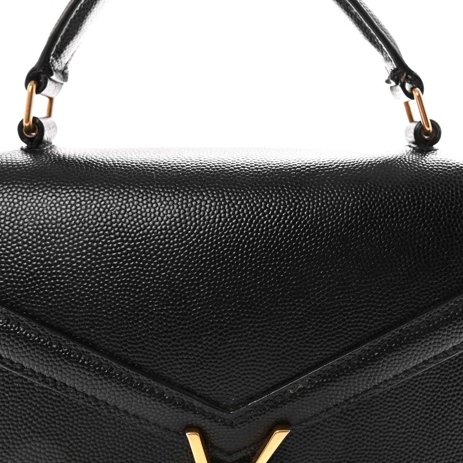 Grain de Poudre Mini Classic Monogram Cassandra Top Handle Black