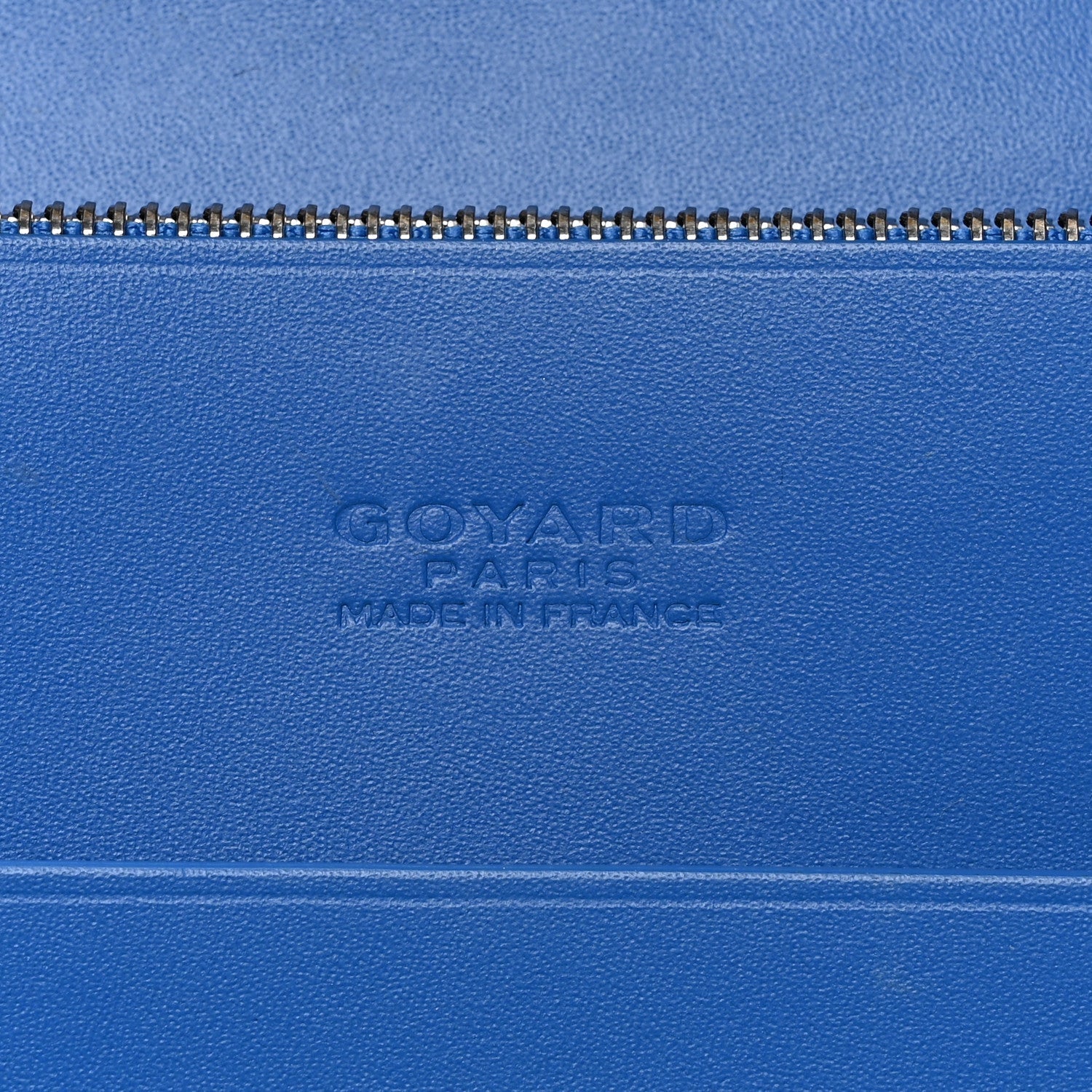 Goyardine Richelieu Wallet Sky Blue