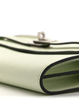Epsom Kelly Wallet To Go Vert Fizz