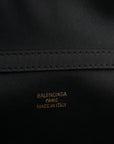 Smooth Calfskin Large Rodeo Top Handle Handbag Black